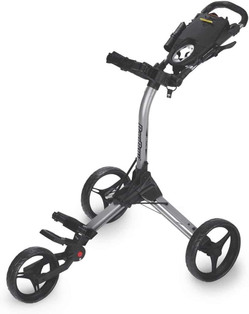 Test du chariot de golf Longridge Bagboy à 3 roues argent/noir