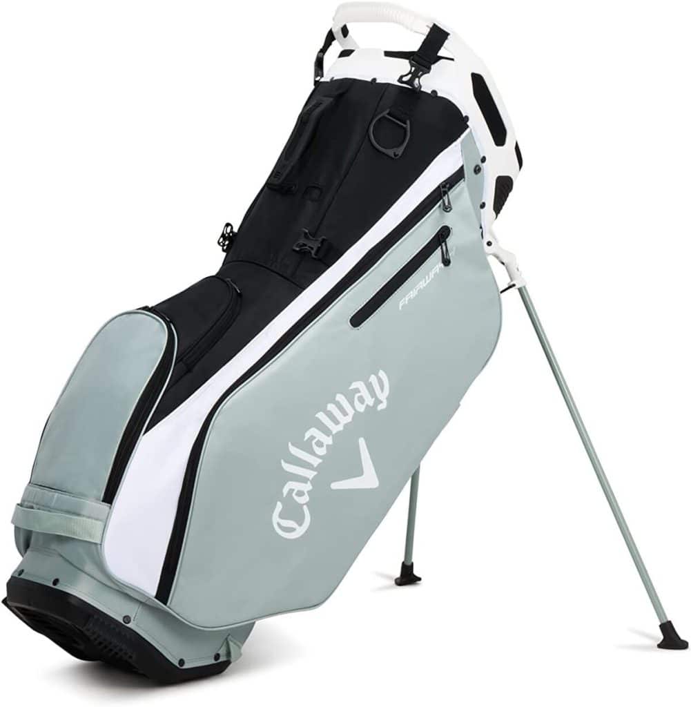 Test du sac de golf Callaway Fairway 14 : noir/blanc/sauge