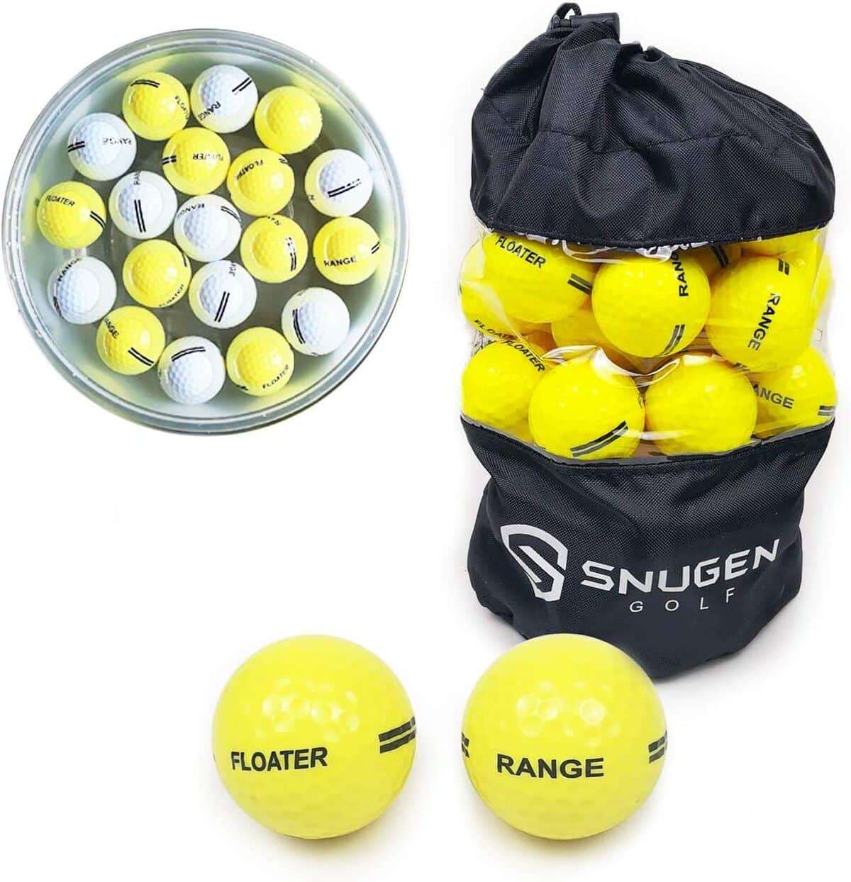 Test : snugen lot de balles flottantes pour le golf