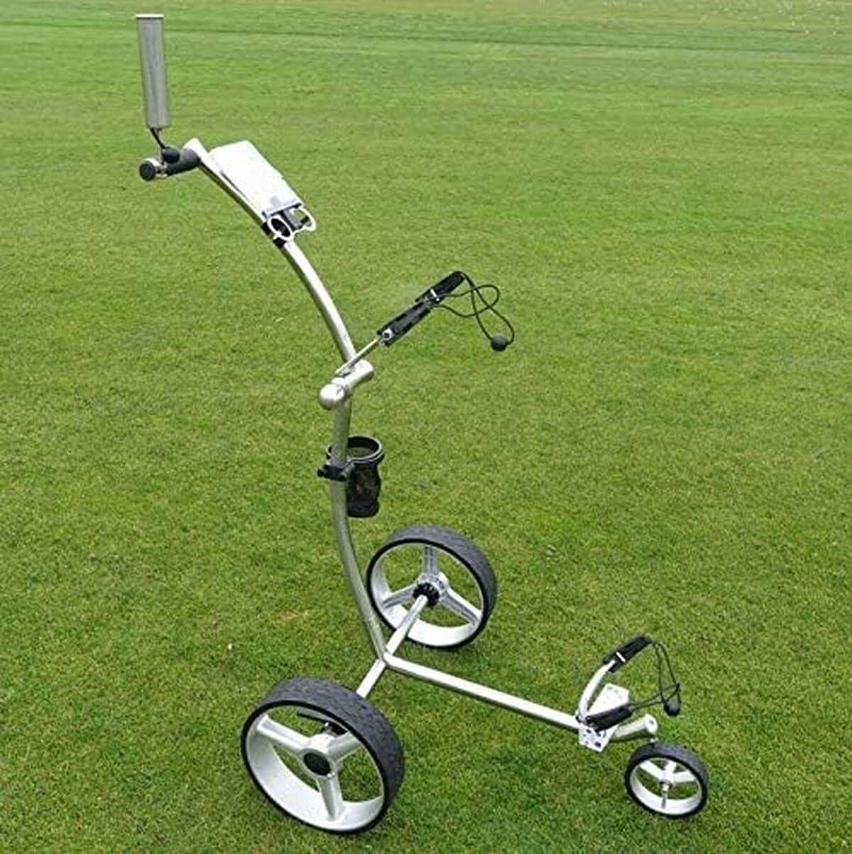 Test Yorrx Slim Lion 4S Pro : chariot de golf en acier inoxydable
