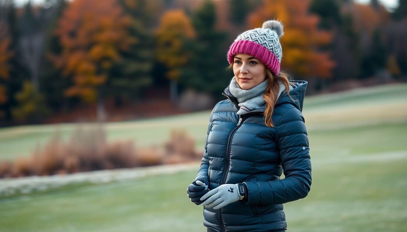Conseils pour s'habiller au golf par temps froid