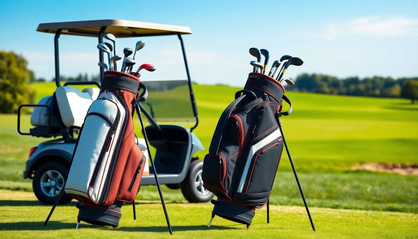 Choix du type de sac de golf : trépied, chariot, ou transport Choix du type de sac de golf : trépied, chariot, ou transport