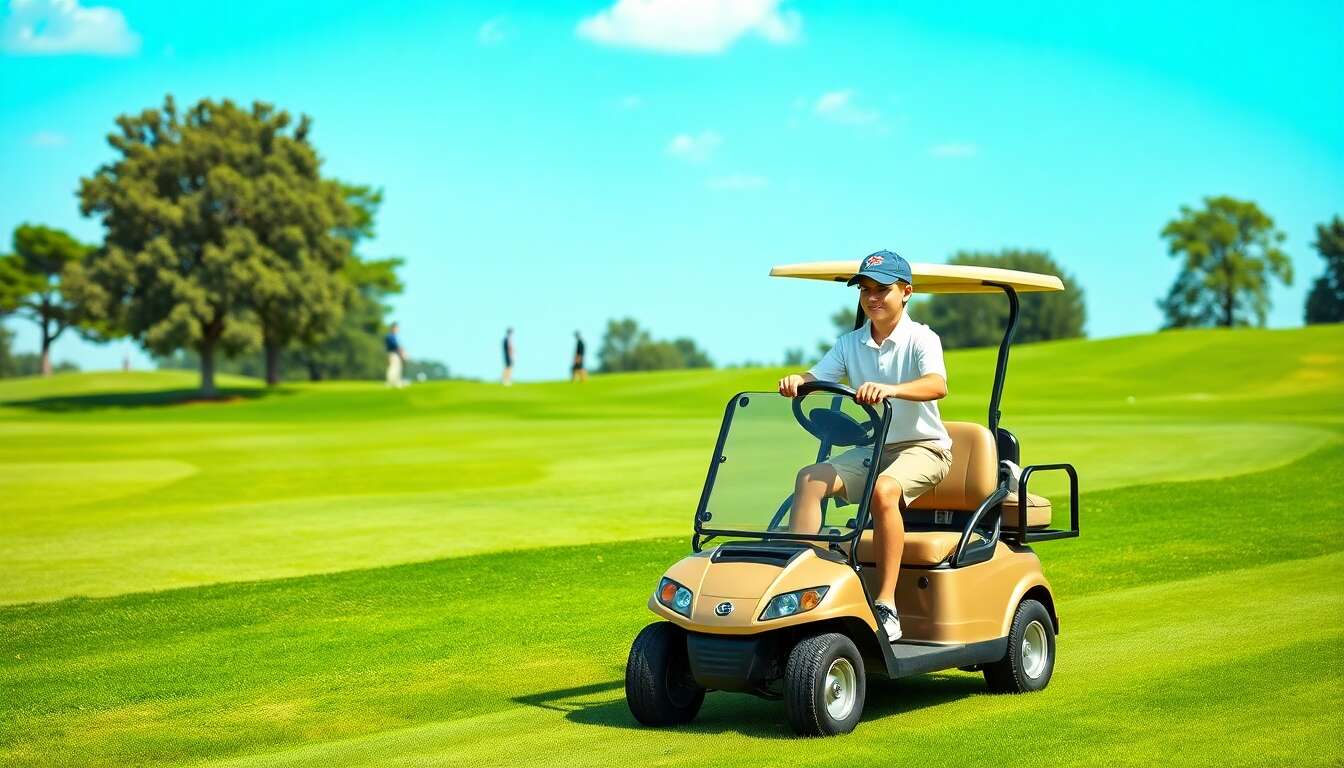 Chariot de golf &eacute;lectrique : une solution appropri&eacute;e pour les jeunes ?