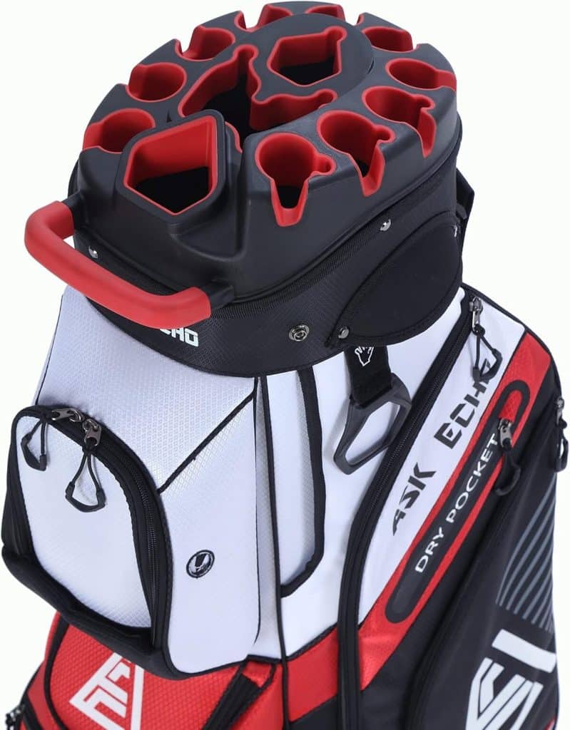 Test Ask Echo T-Lock : sac de golf avec 14 compartiments