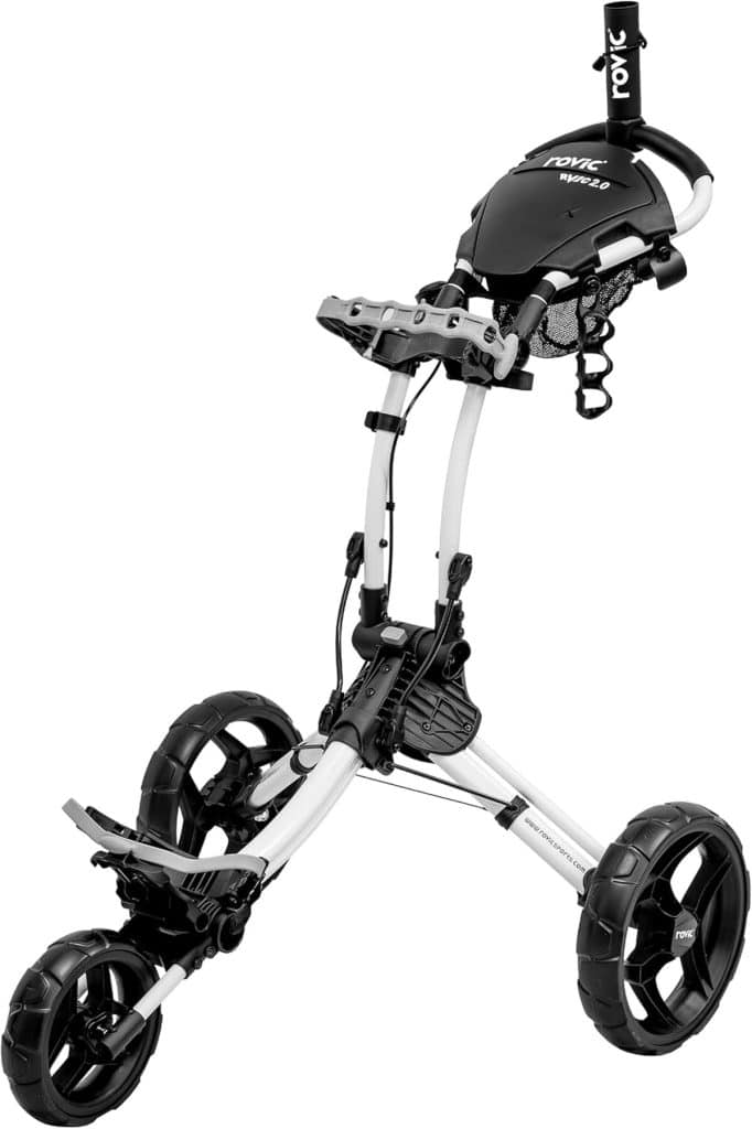 Test du chariot de golf Clicgear Rv1c 2.0 blanc arctique