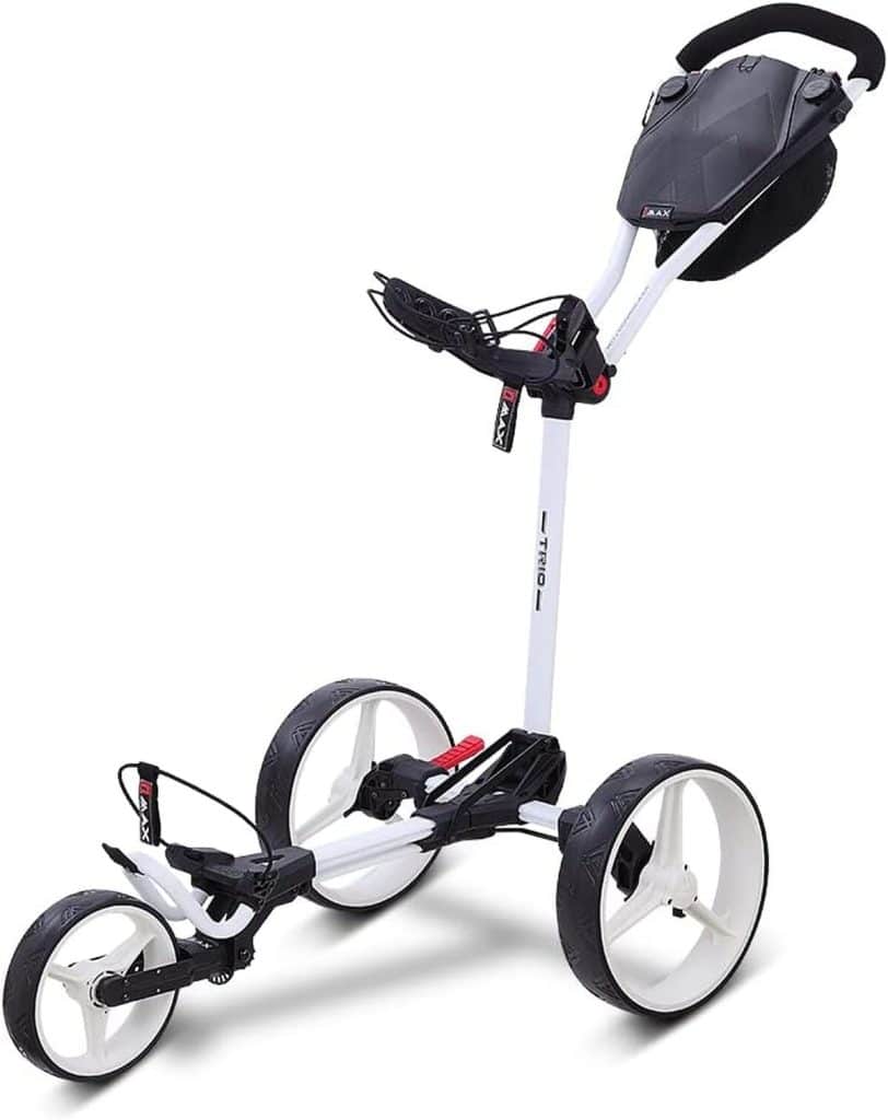 Test du golftrolley Big Max Blade Trio blanc
