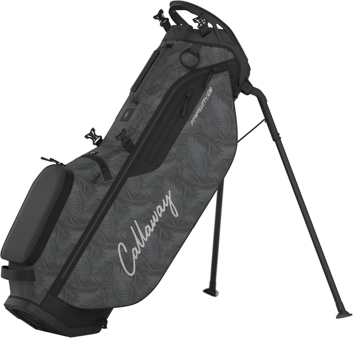 Test du sac Callaway Golf Fairway C 2025 : motif palmiers noirs et légèreté