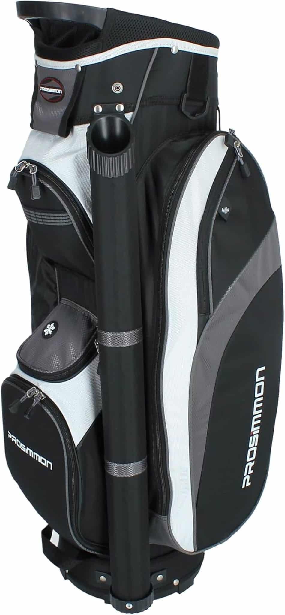 Test du sac de golf Prosimmon Tour 14 compartiments noir/gris