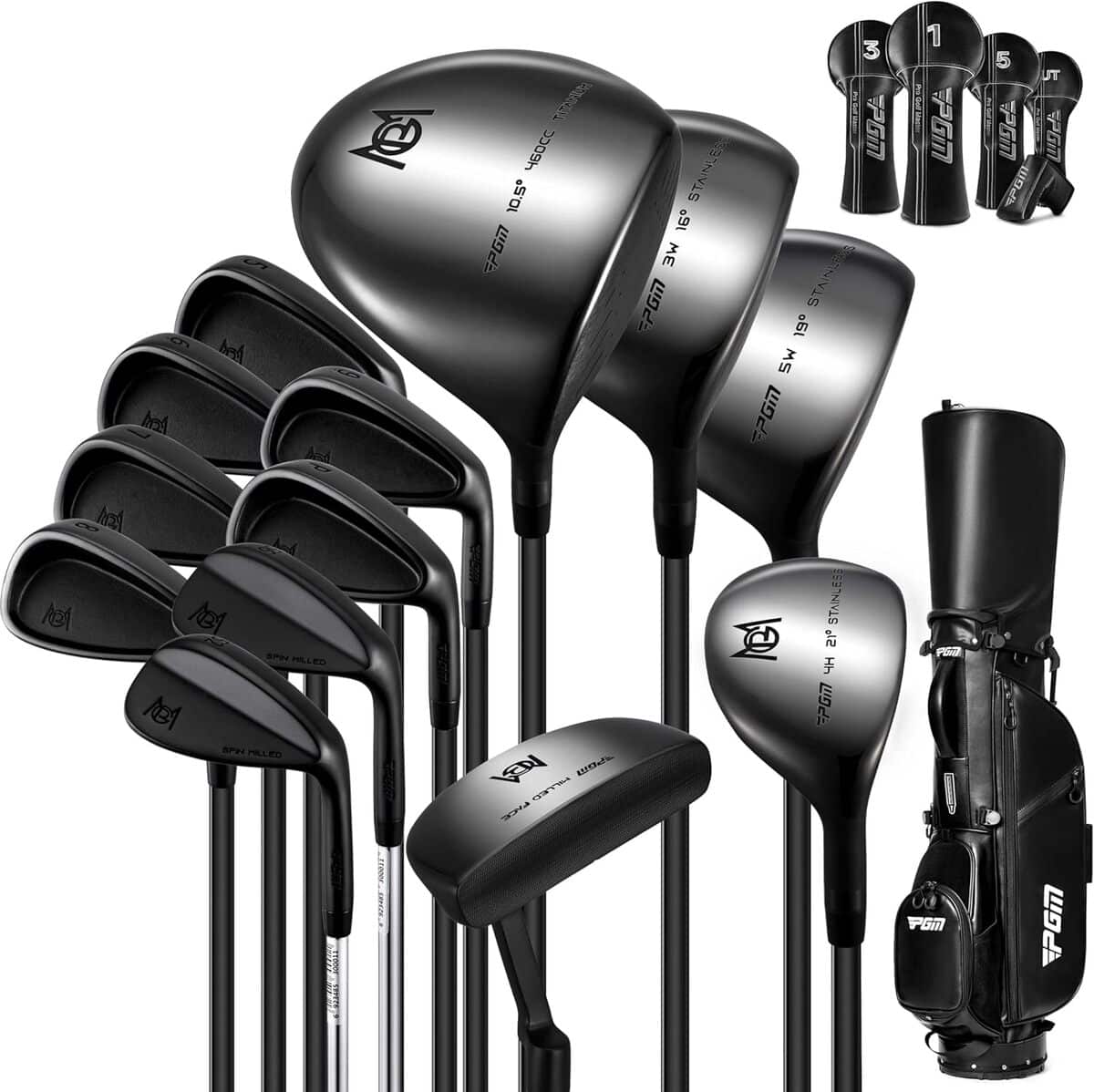 Test du set complet de clubs de golf PGM pour homme : performance et polyvalence