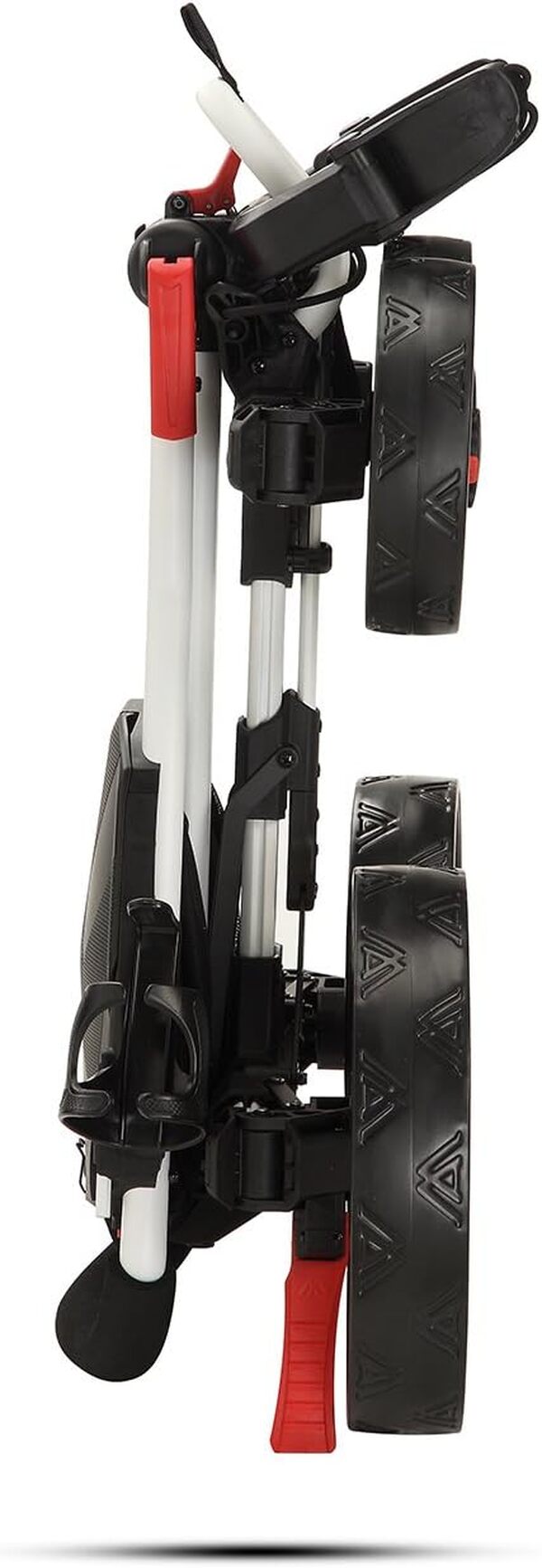 BIG MAX Blade Quattro 4-Rad Golftrolley 2017 -Weiss/Rot