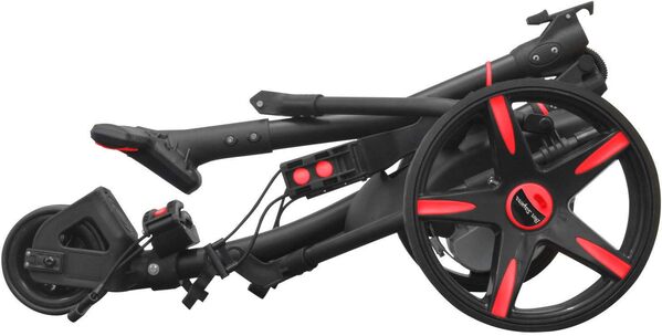 Ben Sayers 18-Lithium Chariot de Golf électrique Unisexe, Noir/Rouge, Taille Unique