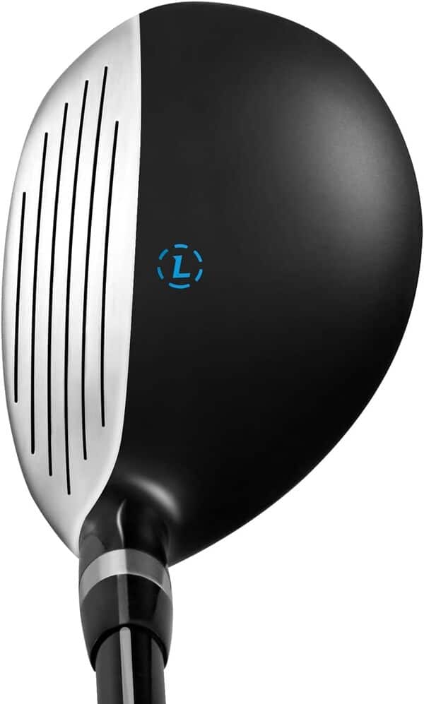 LAZRUS GOLF Clubs de Golf Hybrides Haut de Gamme pour Hommes - 2,3,4,5,6,7,8,9,PW Main Droite et Main Gauche Single Club, Regular Flex