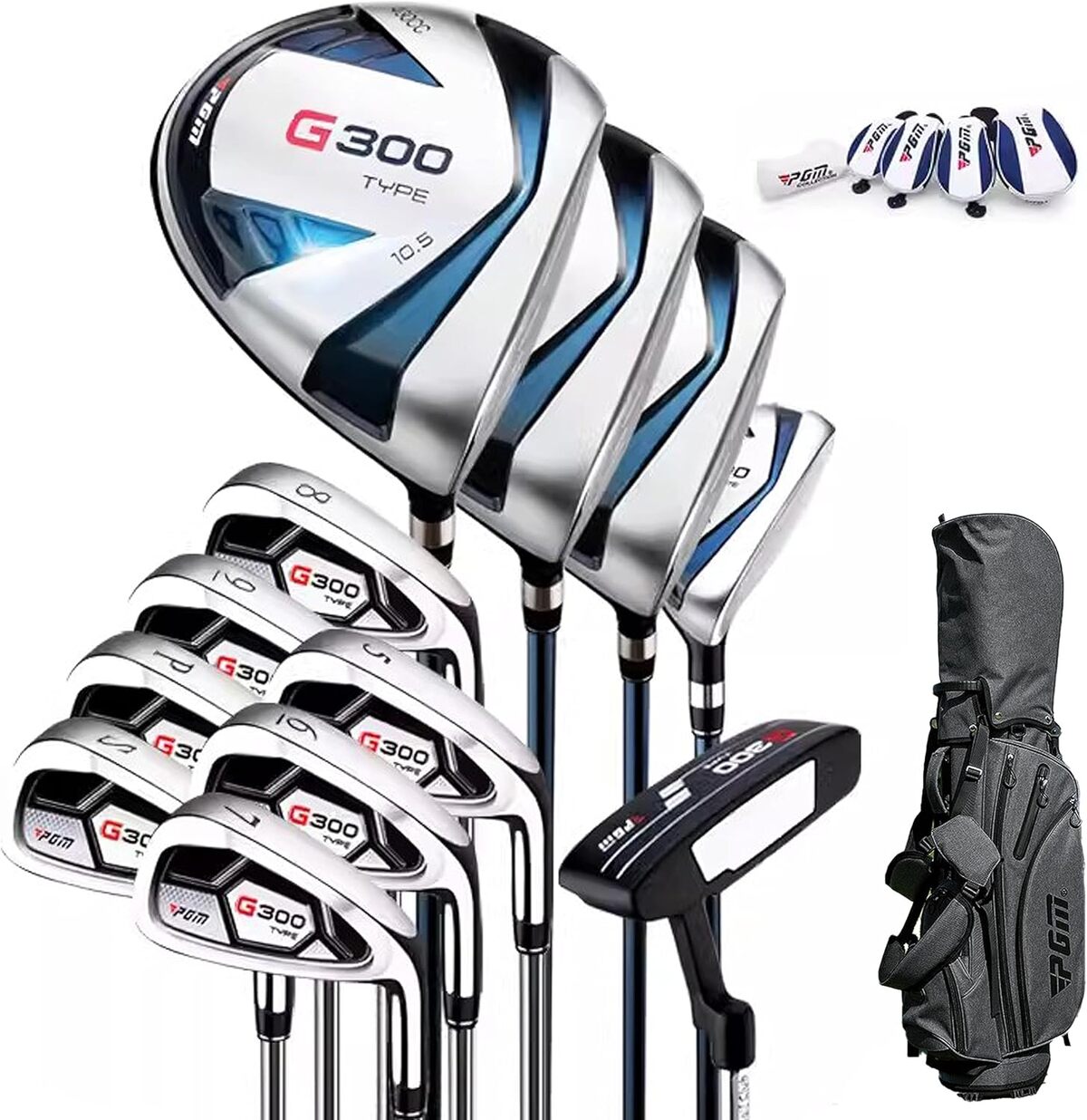 Test de l'ensemble de clubs de golf pour homme PGM 12 pièces