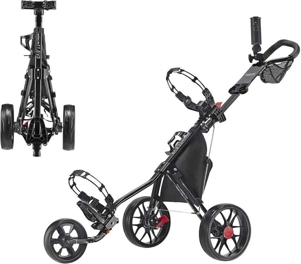 Test du chariot de golf Caddytek Caddylite 11, 5 V3 noir