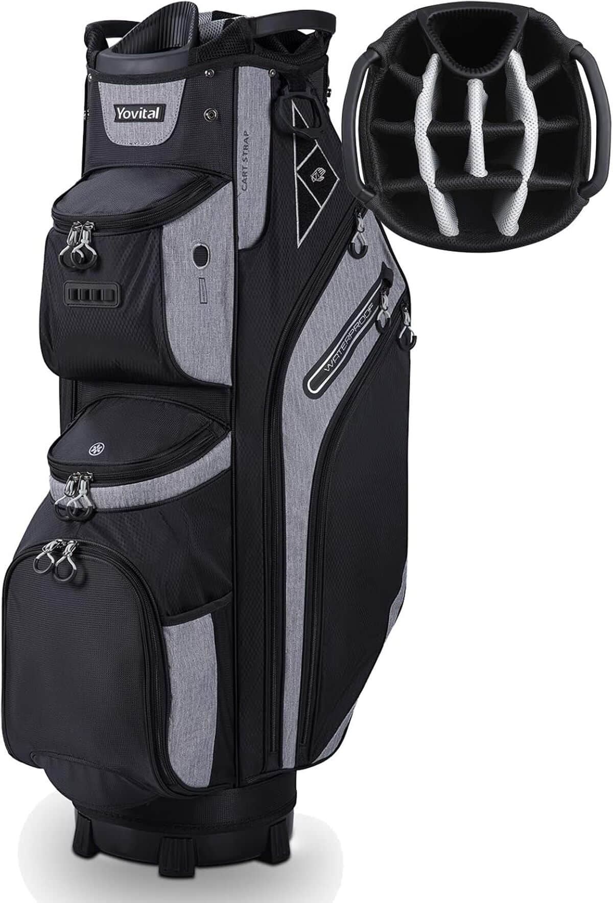 Test du sac pour chariot de golf 14 voies avec glacière