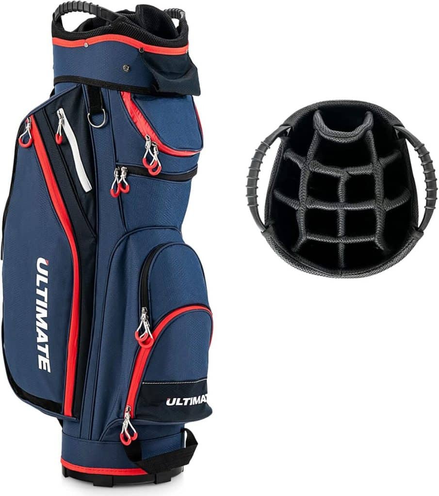 Test : sac de golf GYMAX grande capacité, modèle bleu