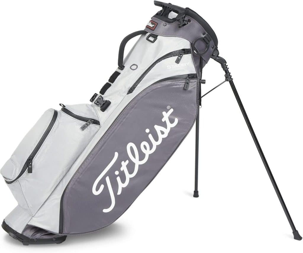 Test Titleist : le sac de golf Players 4 StaDry en gris/graphite