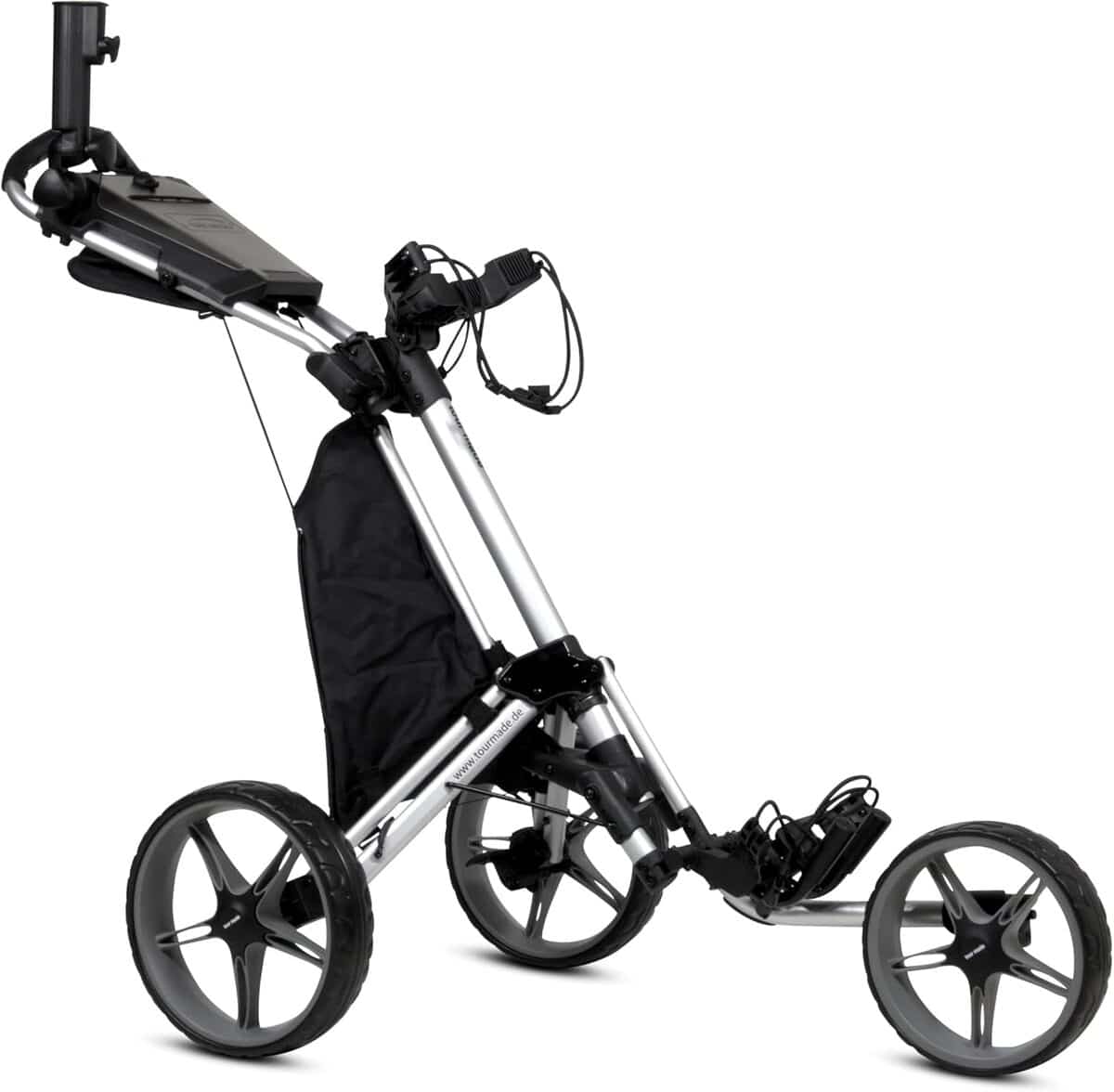 Test : tour-made RT-140S chariot de golf push 3 roues compact