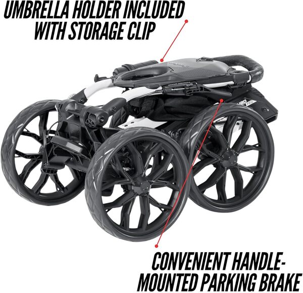 Bag Boy Quad Pro Poussette Blanc/Noir