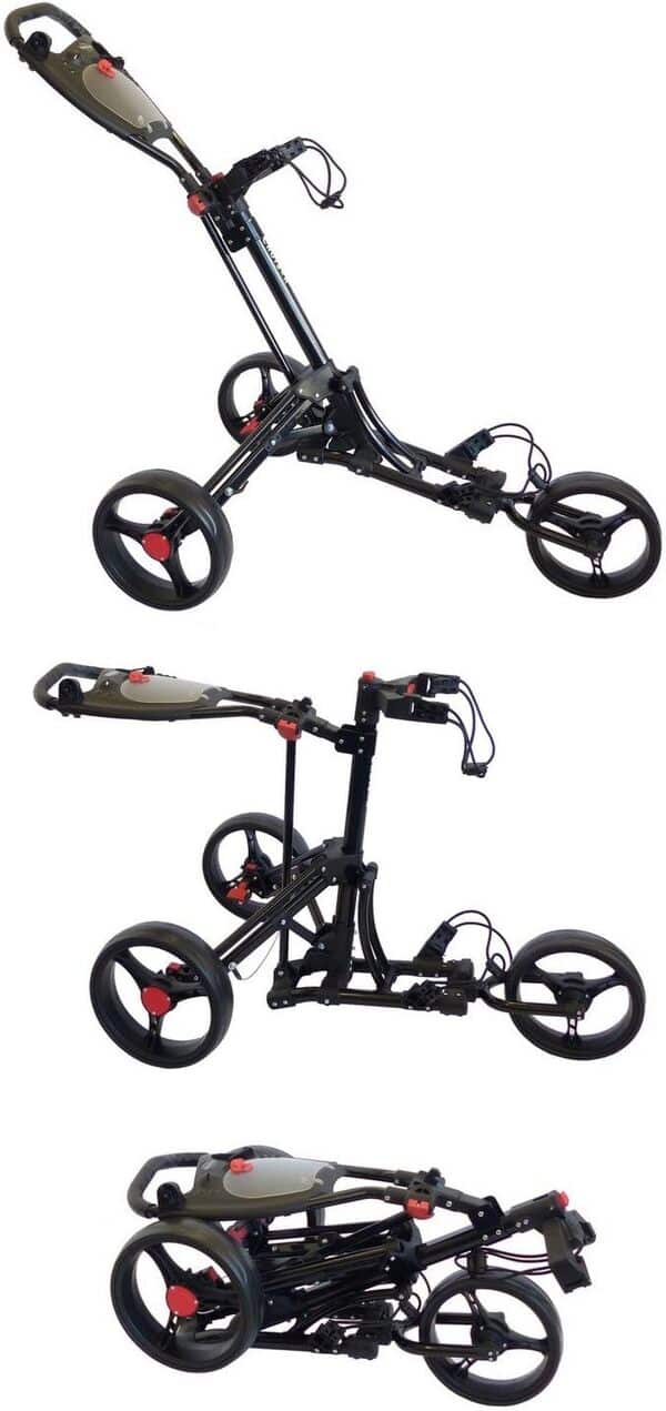 Bullet EeasyFold Chariot de golf pliable 3 roues