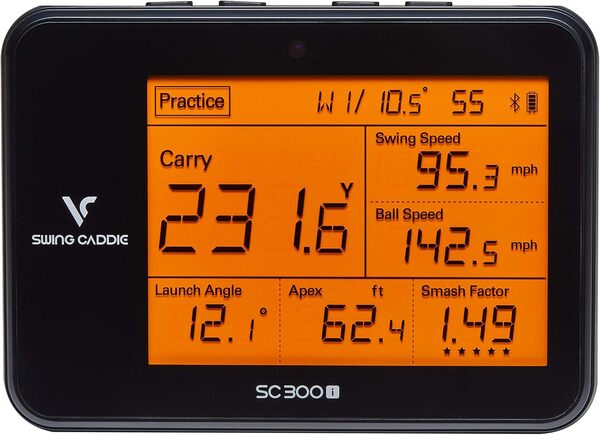 Voice Caddie Swing Caddie Sc300i Launch Monitor Unisexe, Noir