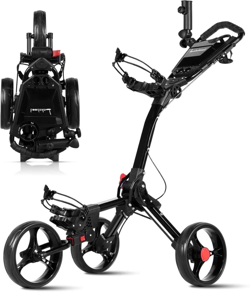 Test du chariot de golf à 3 roues Lakehood