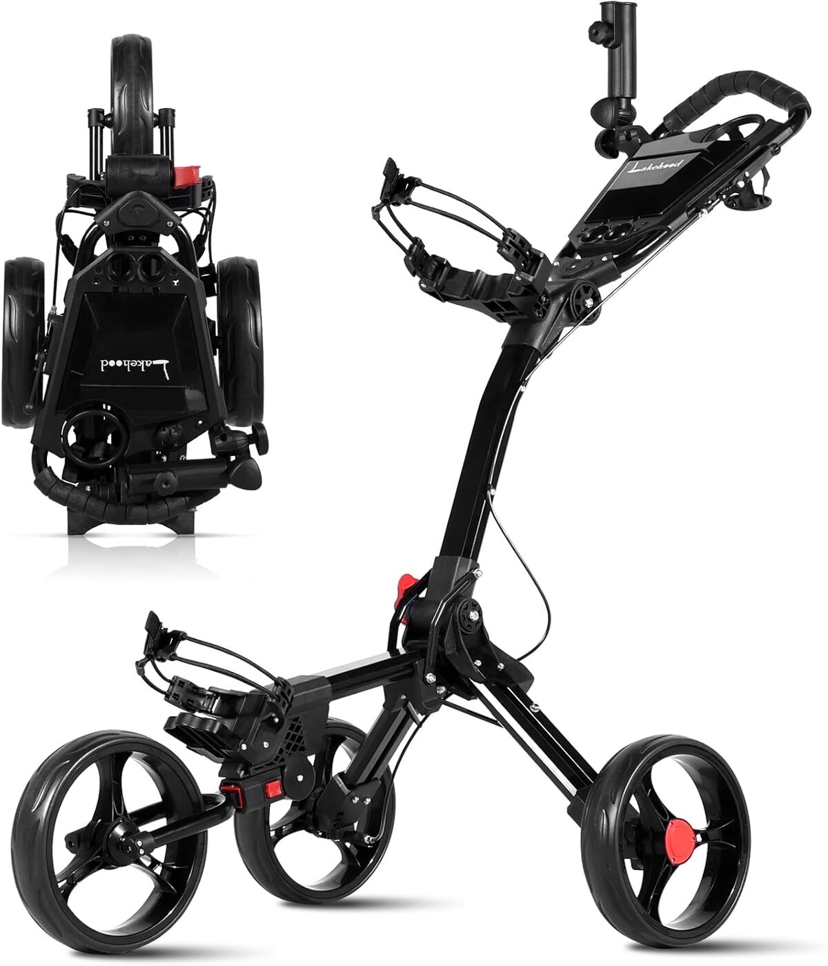 Test du chariot de golf à 3 roues Lakehood