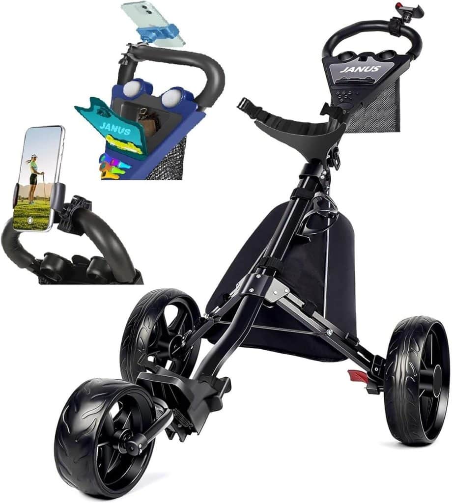 Test du chariot pliable Janus avec frein et accessoires