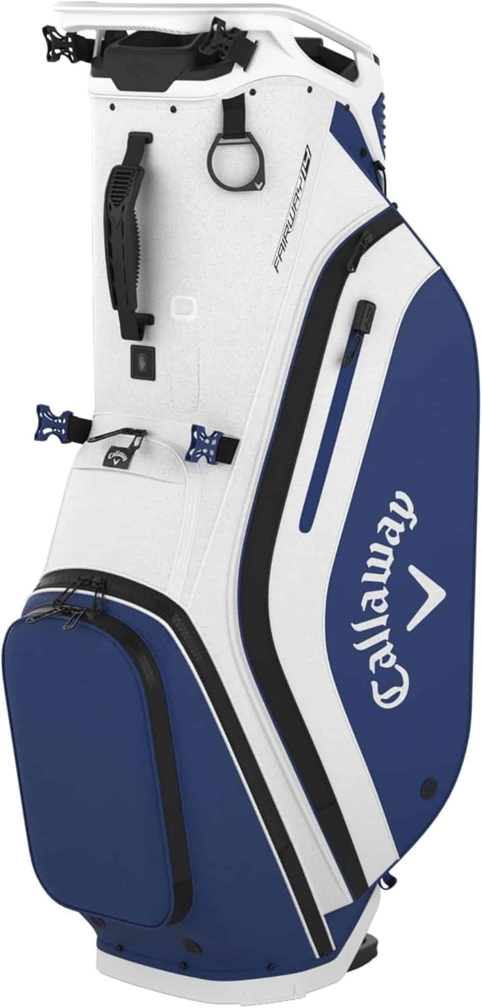 Test du sac de golf Callaway Fairway 14 Blanc/Bleu