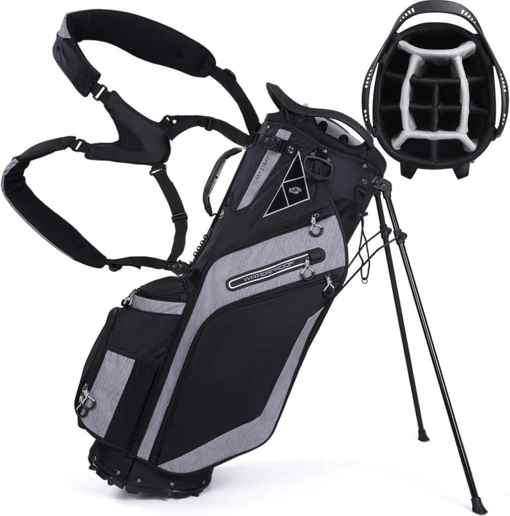Test du sac de golf Yovital 14 compartiments noir