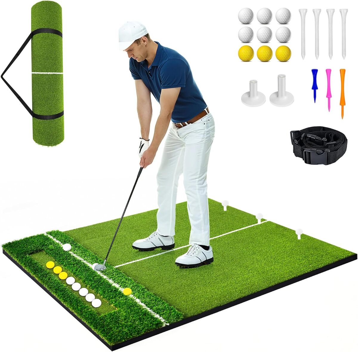Test du tapis de frappe de golf Reliancer 2 en 1 : l'allié idéal pour votre entraînement