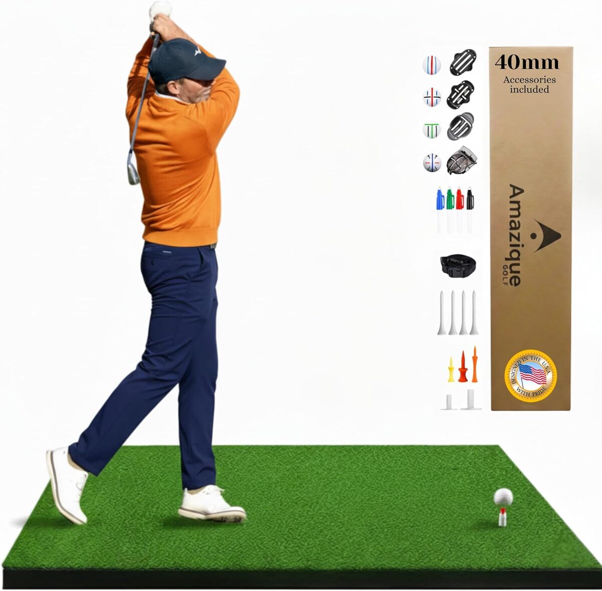 Test du tapis de golf antidérapant Amazique PGA Pro