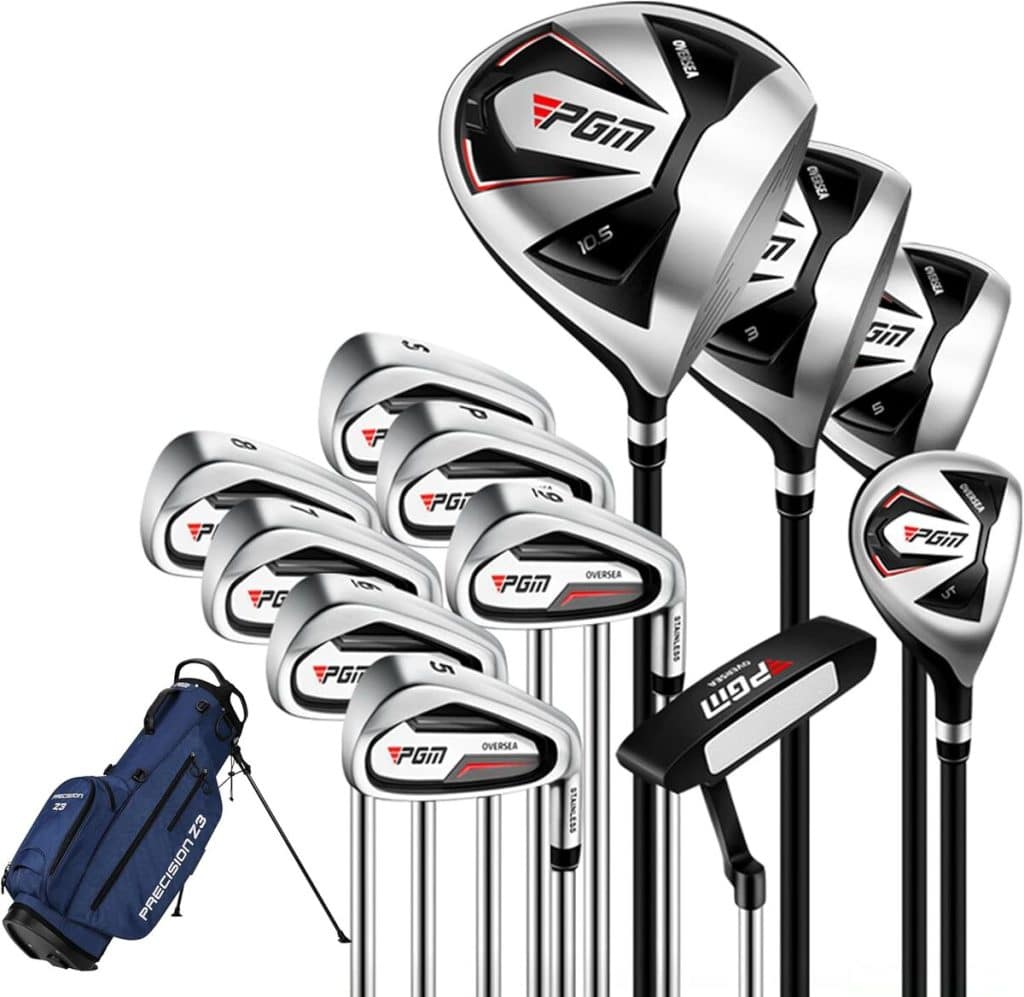 Test : ensemble complet de clubs de golf PGM pour homme, performance 12 pièces
