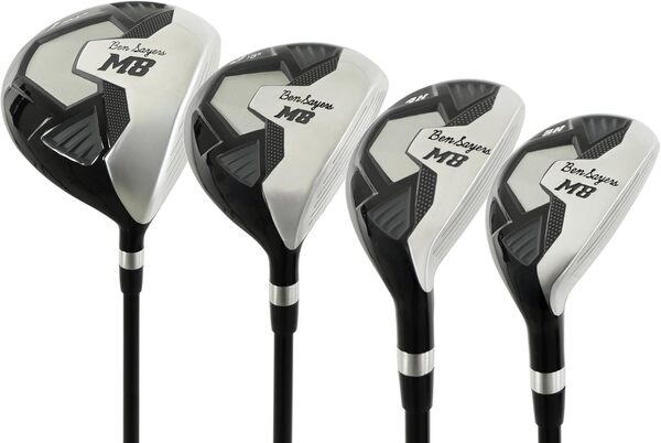 Ben Sayers M8 Ensemble de golf 13 pièces | Ensemble complet pour homme | 12 clubs complets en graphite/acier avec sac de support | Driver, bois, hybrides, fers, cales et putter