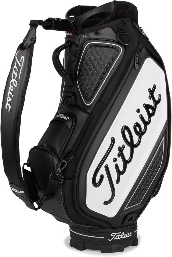 Titleist Golf Jet Black Collection Tour Cart Sac