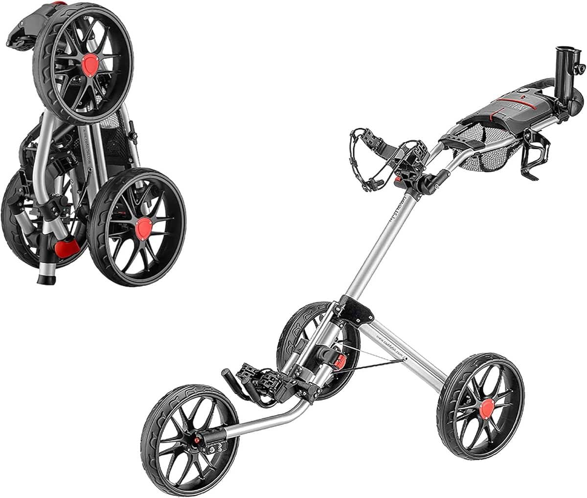 Test du chariot de golf Caddytek V2-Silver