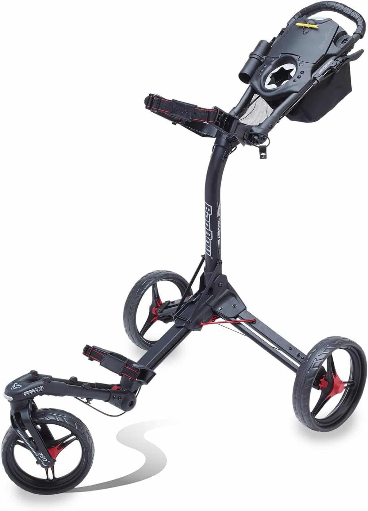 Test du chariot de golf Longridge Bagboy Triswivel Ii 3 roues