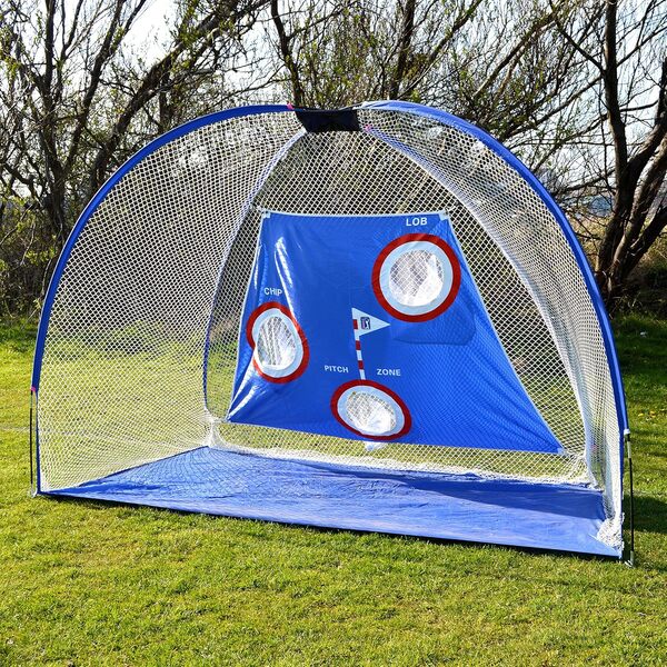 PGA Tour Filet de Conduite Pro Size avec Sac de Transport – Hauteur 214 cm – Largeur 305 cm – Profondeur 153 cm