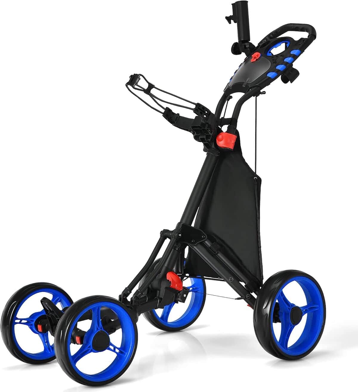 Test du chariot de golf pliable Dortala à 4 roues