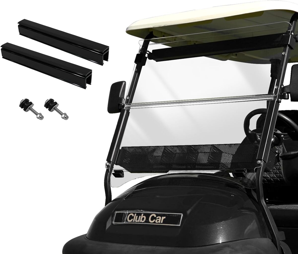 Test du chariot pour pare-brise Club Car Precedent robuste et pliable