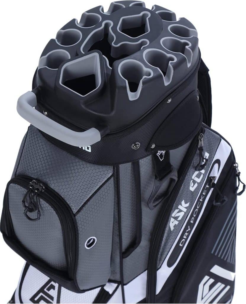 Test du sac ASK ECHO T-Lock : chariot de golf avec 14 compartiments