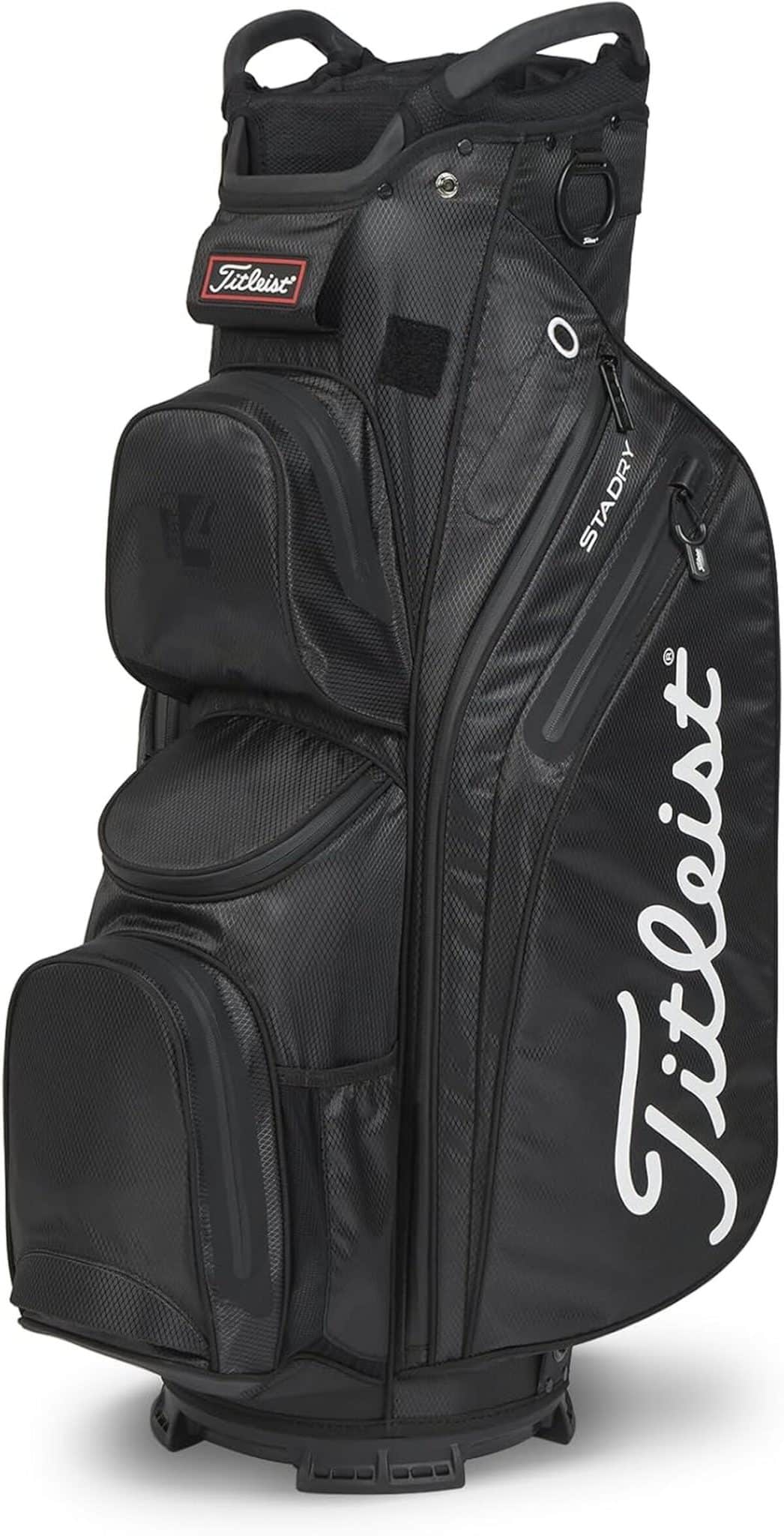 Test du sac de golf Titleist Cart 14 StaDry noir