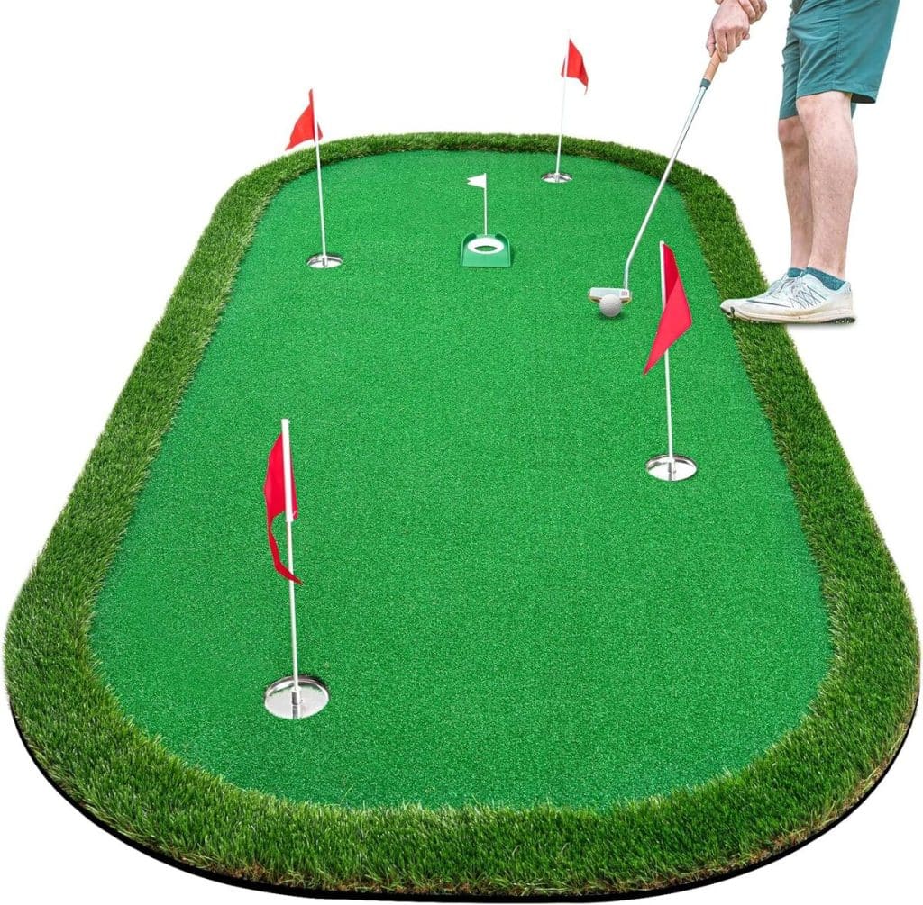 Test du tapis d'entraînement de golf Wekin 1, 5 x 3 m : gazon artificiel résistant