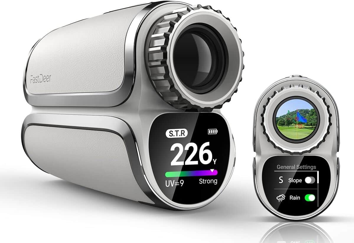 Test du télémètre de golf laser avec écran tactile couleur