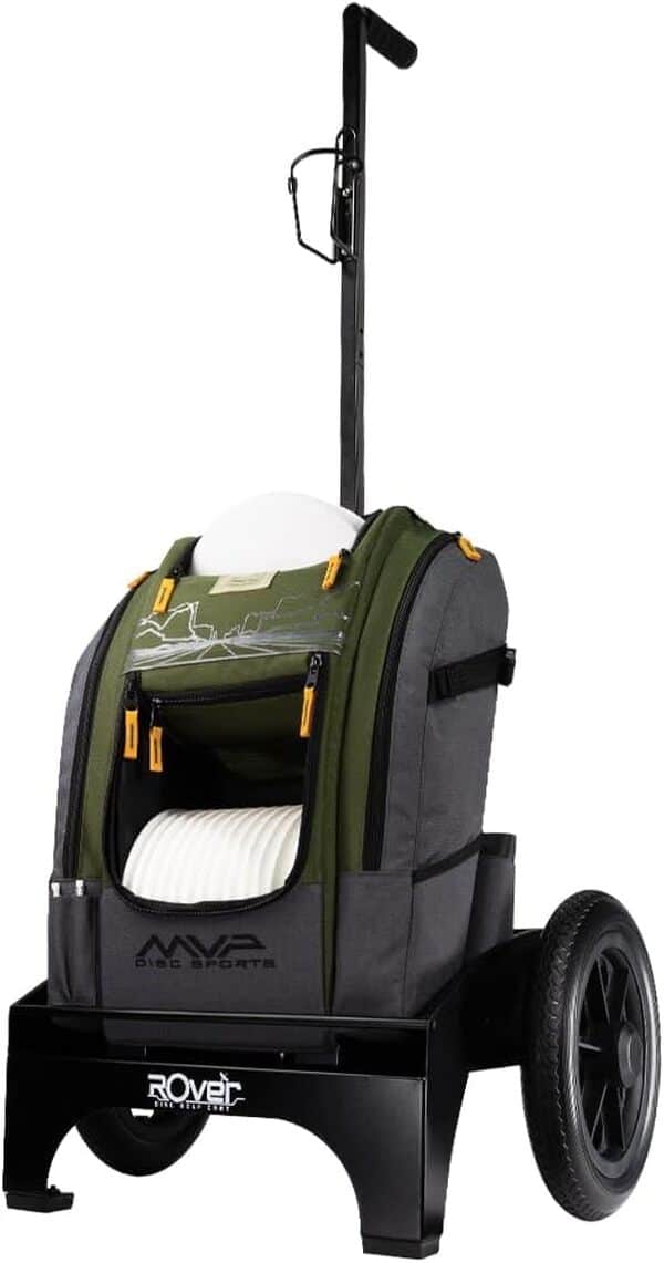 MVP Disc Sports Rover Disc Chariot de golf Noir