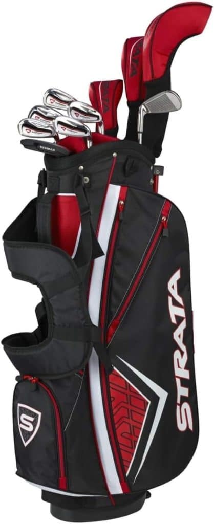 Test du set de golf complet Strata Women's 14 pièces rouge