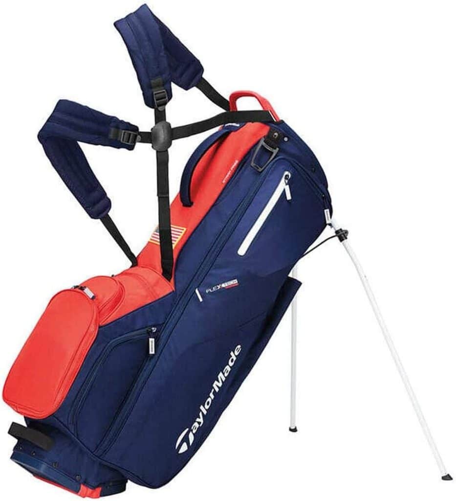 Test : sac TaylorMade FlexTech, bleu marine/rouge/blanc