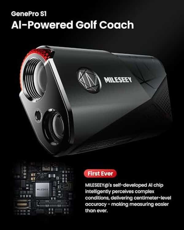 Explorez les fonctionnalités du MILESEEY GenePro S1, un télémètre de golf alliant précision et technologie IA pour améliorer votre jeu