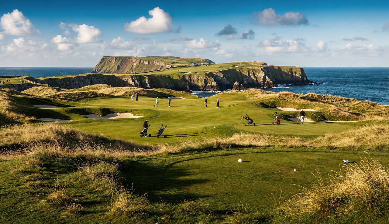 Le parcours embl&eacute;matique de dunluce