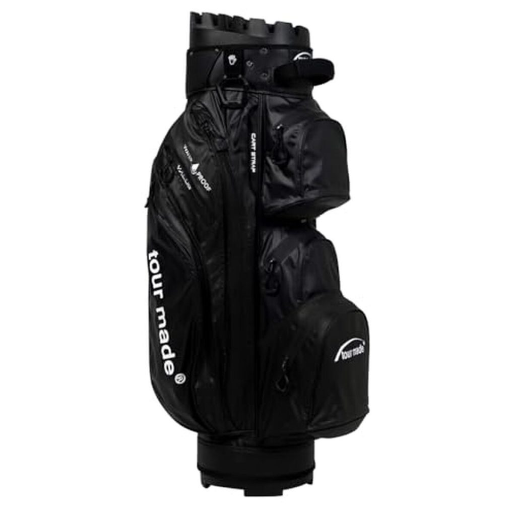 Test du sac de golf imperméable Tour Made WB-Black-Black : polyvalence et silence